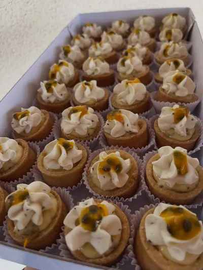 Tortinhas de maracujá para festas